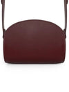 Demi Lune Mini Half Moon Cross Bag Burgundy - A.P.C. - BALAAN 6