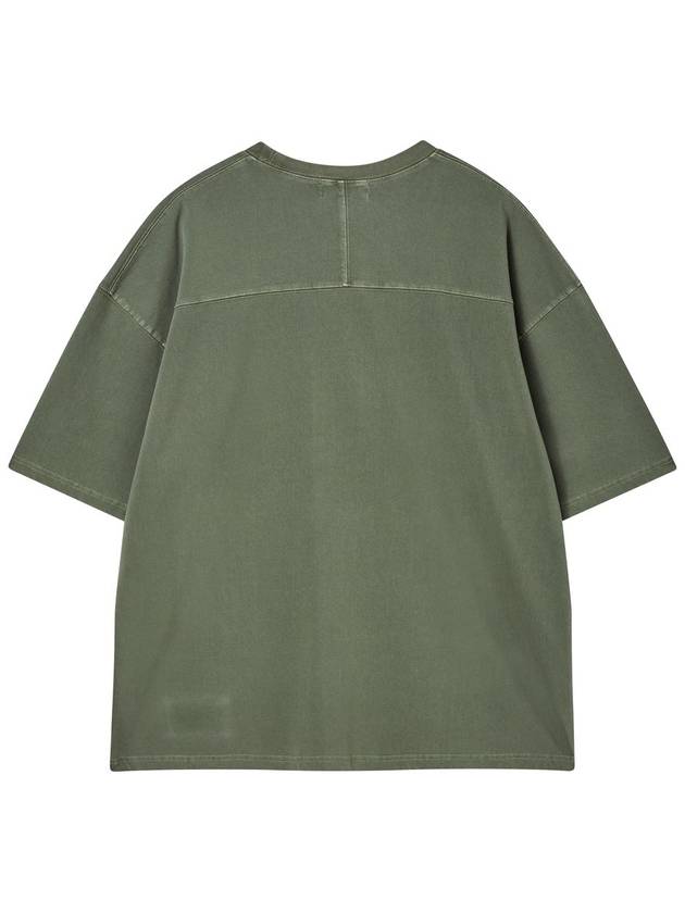 _PIGMENT WAPPEN OVER FIT SHORT SLEEVE T SHIRTS KHAKI - THE GREEN LAB - BALAAN 10