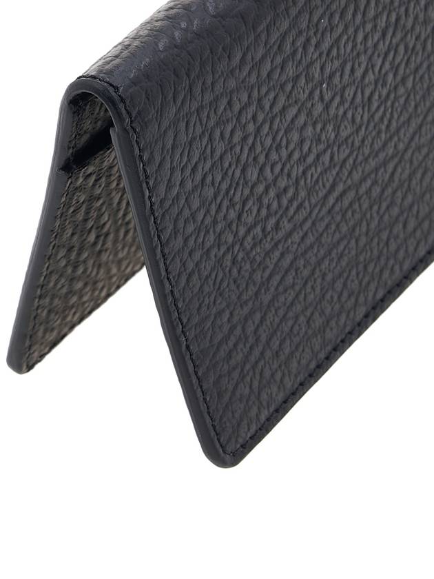 Bovine Leather Card Wallet Black - MAISON MARGIELA - BALAAN 8