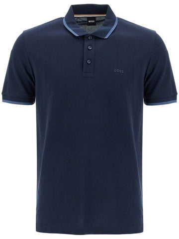 polo shirt with contrasting edges - HUGO BOSS - BALAAN 1