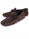 Men's Suede Gommino Driving Shoes Brown - TOD'S - BALAAN 2