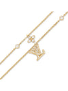 Lady LV Double Chain Bracelet Gold - LOUIS VUITTON - BALAAN 3