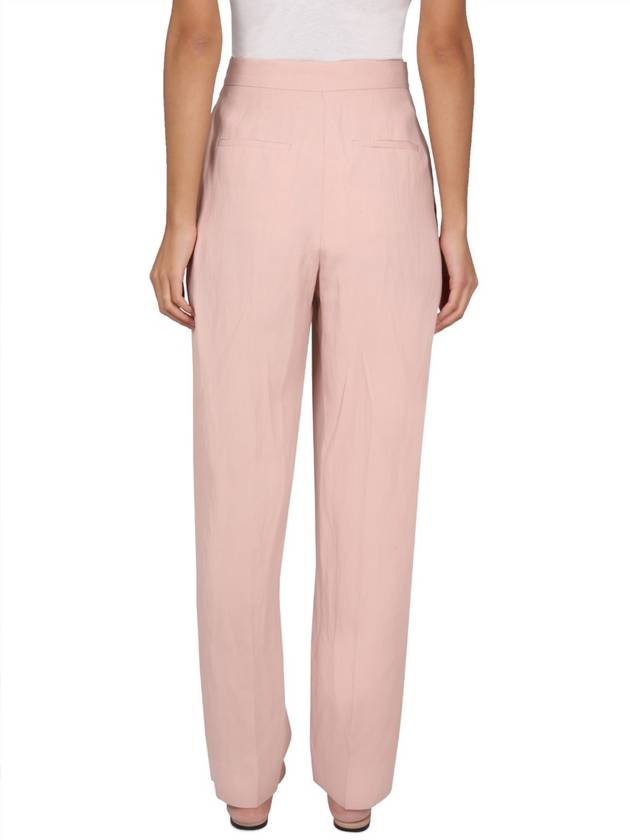 Women's Pleated Wide Pants Pink - STELLA MCCARTNEY - BALAAN 5