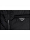 Medium-Length Re-Nylon Reversible Down Padded Jacket Black - PRADA - BALAAN 8