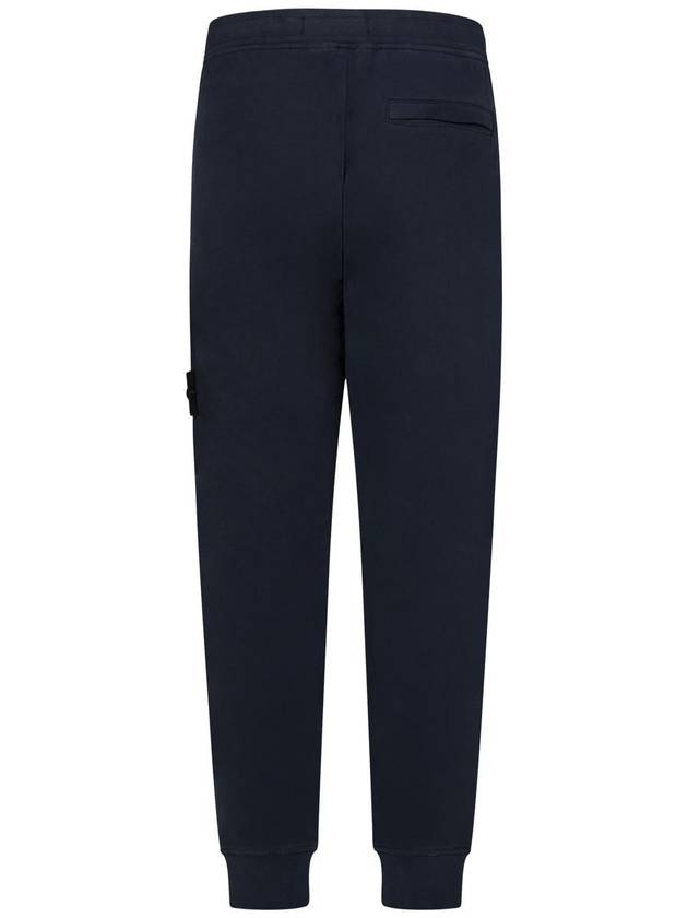 Signature Wappen Patch Cotton Baggy Pants Navy - STONE ISLAND - BALAAN 3