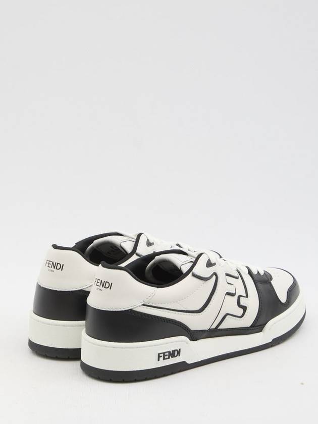 Match Low Top Sneakers Black - FENDI - BALAAN 4