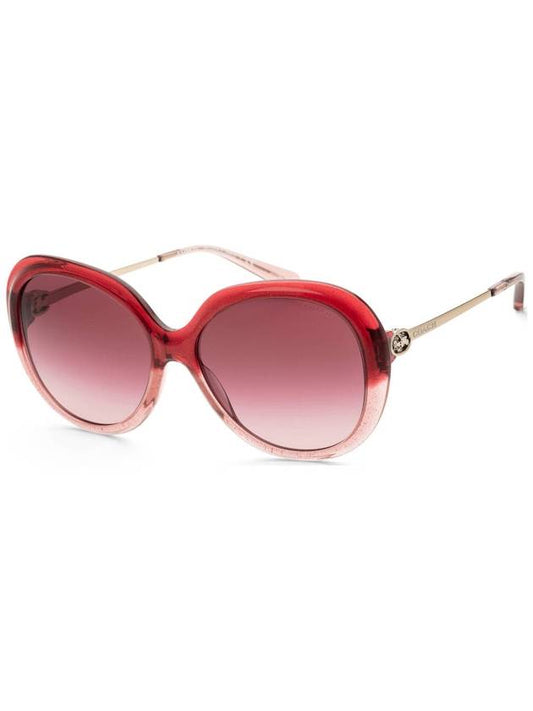 Red Burgundy Gradient Fashion Women's Sunglasses - COACH - BALAAN 1