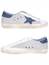 Blue Superstar Low Top Sneakers Light Silver - GOLDEN GOOSE - BALAAN 2