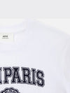 Varsity Logo Short Sleeve T-Shirt White - AMI - BALAAN 3