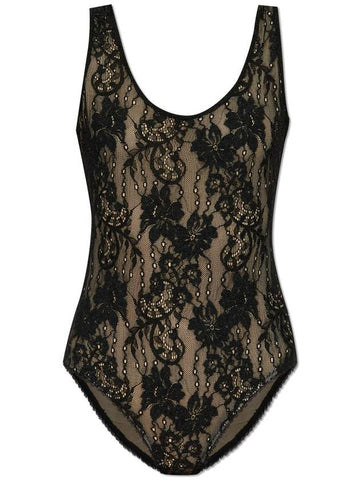 Zimmermann Lace Bodysuit, Women's, Black - ZIMMERMANN - BALAAN 1