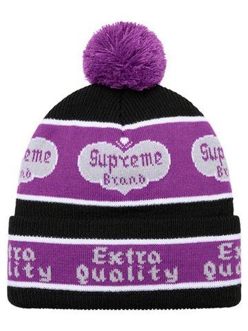 Extra Quality Beanie Black - SUPREME - BALAAN 1