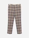 Check Wool Straight Pants - GUCCI - BALAAN 2