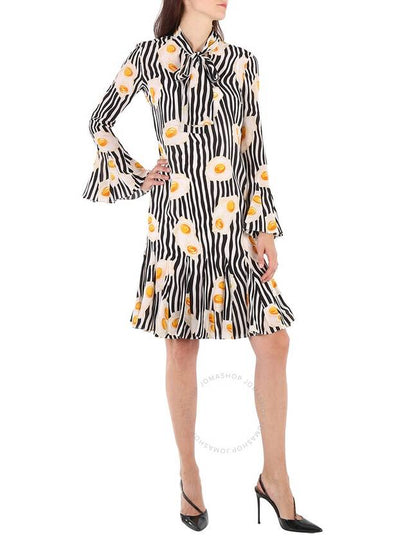 Moschino Ladies Fantasy Print Black Egg Print Dress, Brand Size 36 (US Size 2) - MOSCHINO - BALAAN 2