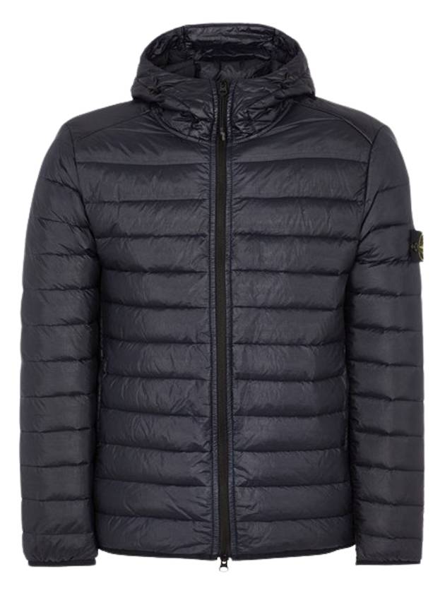 Loom Woven Chambers R Nylon Down TC Light Hoodie Down Jacket Midnight Blue - STONE ISLAND - BALAAN 2