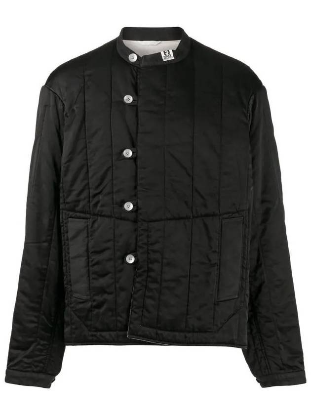 MAISON quilted single breasted jacket black - MIHARA YASUHIRO - BALAAN.
