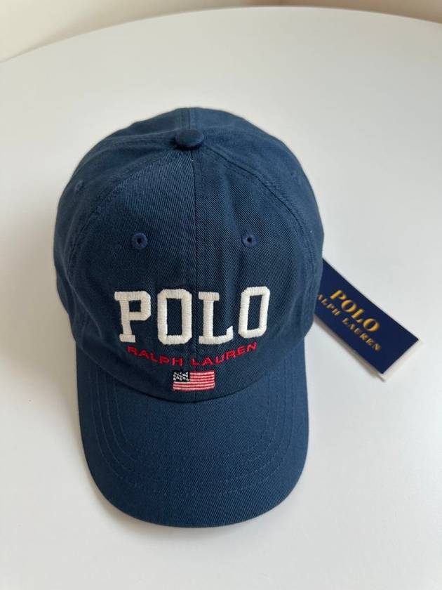 Kids Ball Cap 322940810001 CLANCY BLUE 5 7Y - POLO RALPH LAUREN - BALAAN 2