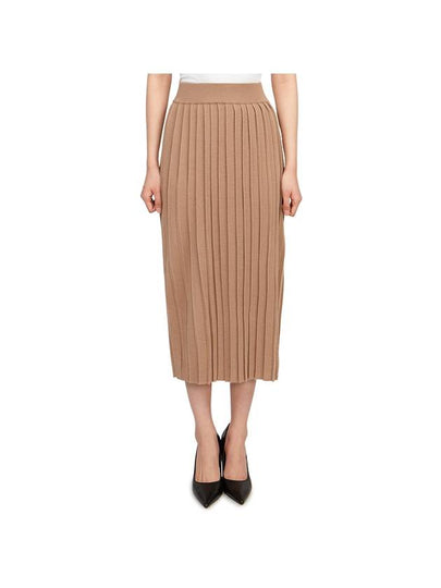 Gabriel Long Pleated Skirt Beige - MAX MARA - BALAAN 2