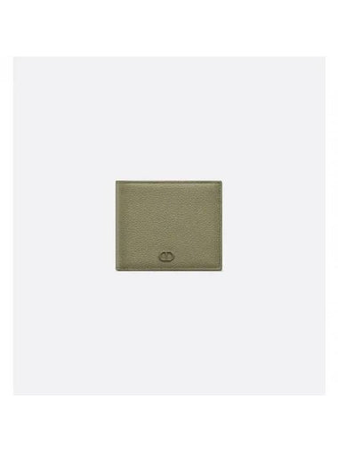 Grain Leather Signature Half Wallet Green - DIOR - BALAAN 1