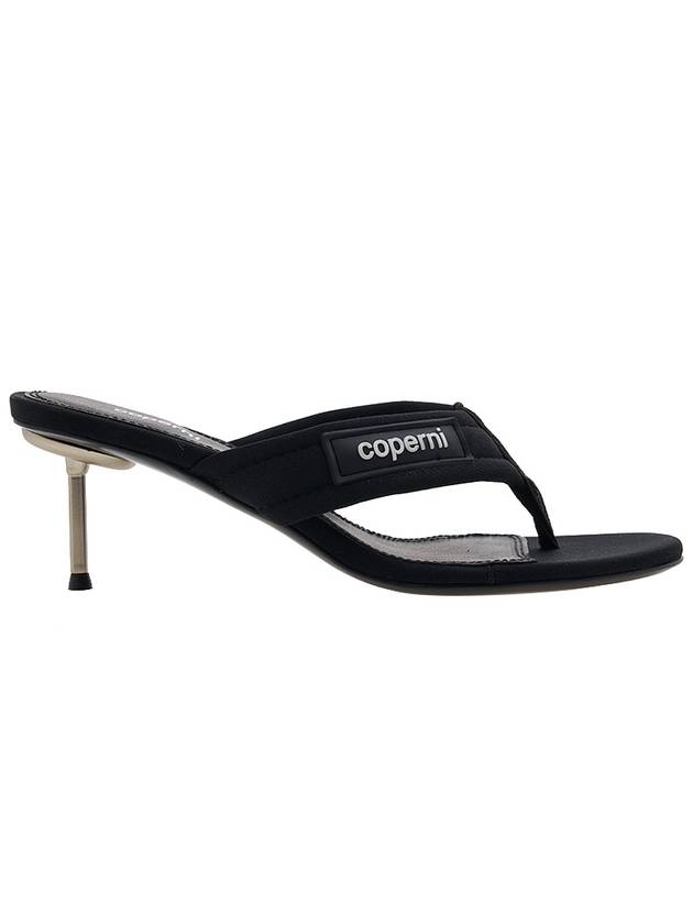 Women s Black Brand Heel Sandals COPSH34464 - COPERNI - BALAAN 2