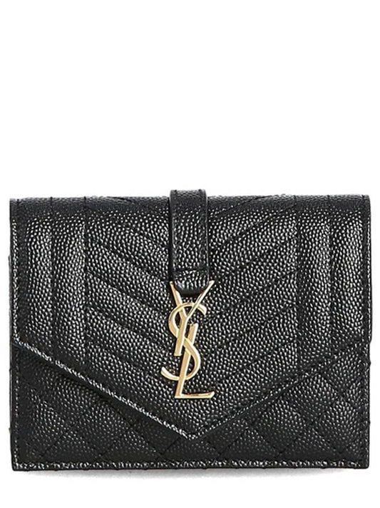 quilted leather wallet 739450BOWT1--1000 B0020168520 - SAINT LAURENT - BALAAN 2