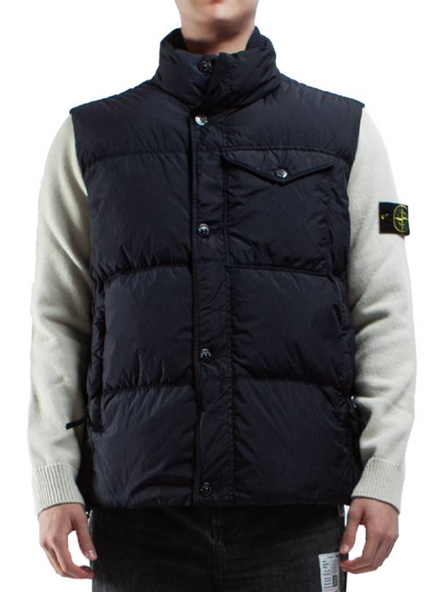 Crinkle Reps R-NY Down Vest Navy - STONE ISLAND - BALAAN 2