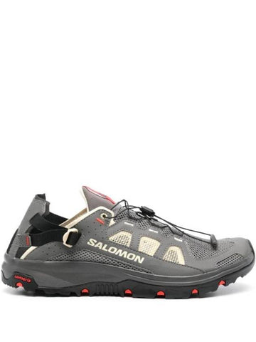 Techamphibian 5 Low Top Sneakers Pewter Moth - SALOMON - BALAAN 1