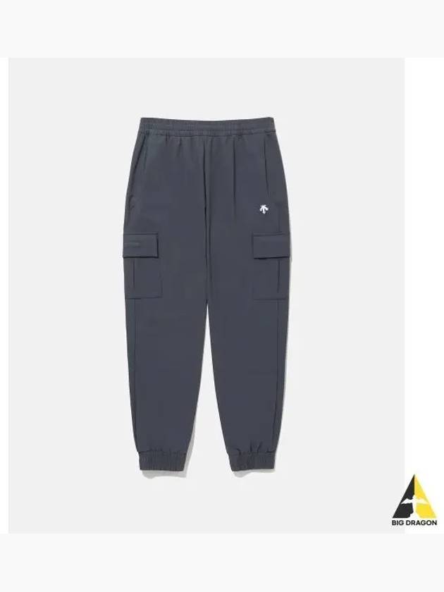 Brushed Woven Cargo Pants Charcoal Gray SP323UPT91 - DESCENTE - BALAAN 1