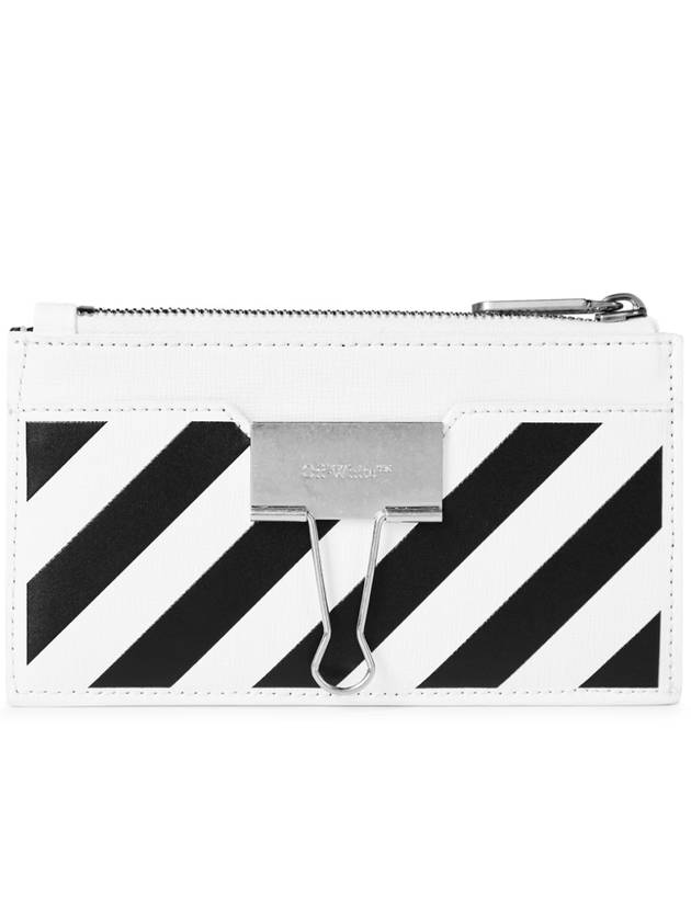 Binder Logo Card Case - OFF WHITE - BALAAN 1