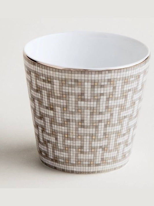 Mosaic 24K Platinum Mug Tumbler Cup Bowl Coffee - HERMES - BALAAN 1