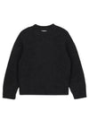 Mohair Blend Knit Top Black - JIL SANDER - BALAAN 2