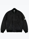 Compass Wappen Logo Twill Padding Bomber Jacket Black - STONE ISLAND - BALAAN 2