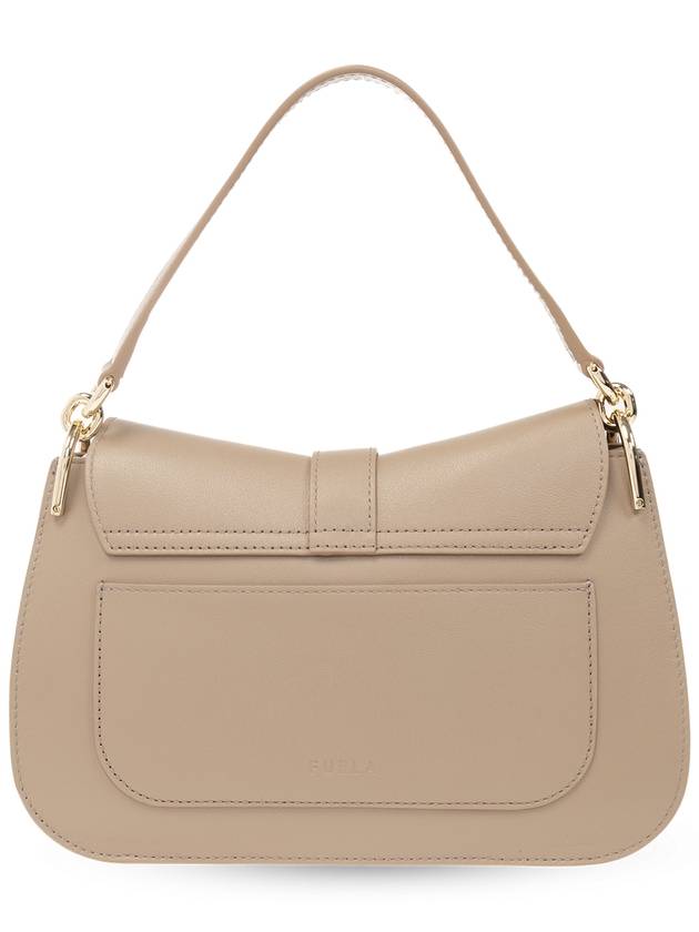 Furla ‘Flow Medium’ Shoulder Bag, Women's, Beige - FURLA - BALAAN 3