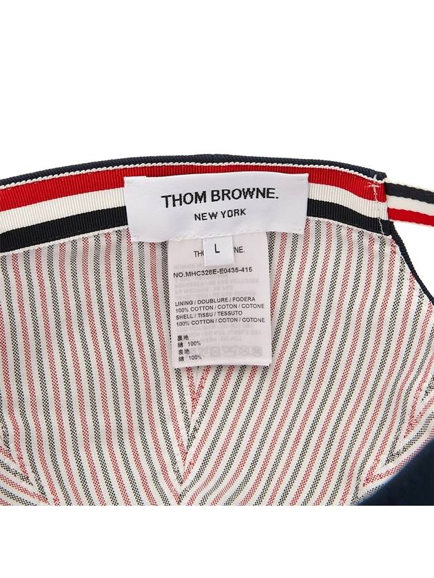 Anchor Classic 6 Panel Ball Cap Navy - THOM BROWNE - BALAAN 9