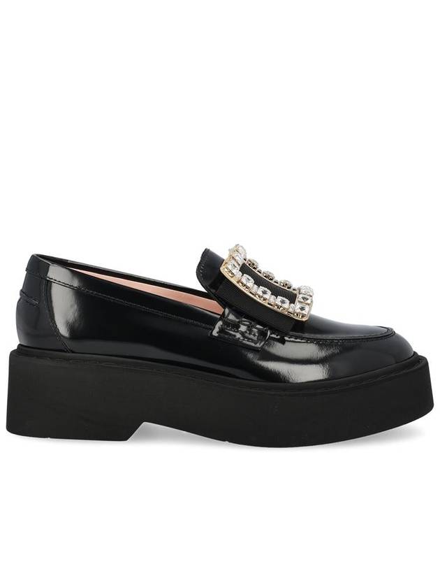 Viv' Rangers Leather Loafers Black - ROGER VIVIER - BALAAN 2