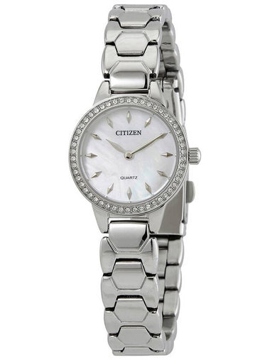 Citizen Quartz Crystal Mother of Pearl Dial Ladies Watch EZ7010-56D - CITIZEN - BALAAN 1