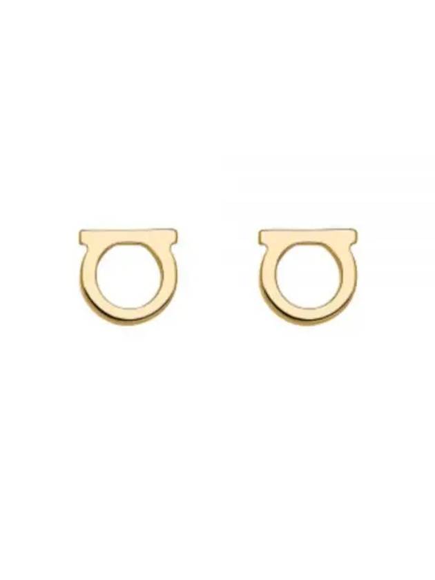 Gancini Small Earrings Gold - SALVATORE FERRAGAMO - BALAAN 2