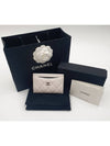 Classic Card Holder Shiny Grained Calfskin Silver Metal White - CHANEL - BALAAN 2