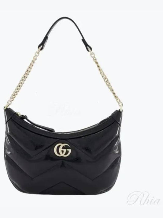 GG Marmont Small Shoulder Bag Black - GUCCI - BALAAN 2