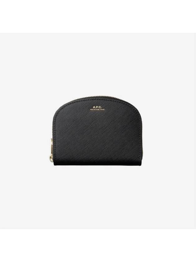 Half Moon Demi Lune Compact Half Wallet Black - A.P.C. - BALAAN 4