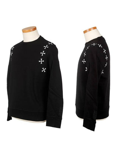 Multi Star Sweatshirt Black - NEIL BARRETT - BALAAN 1