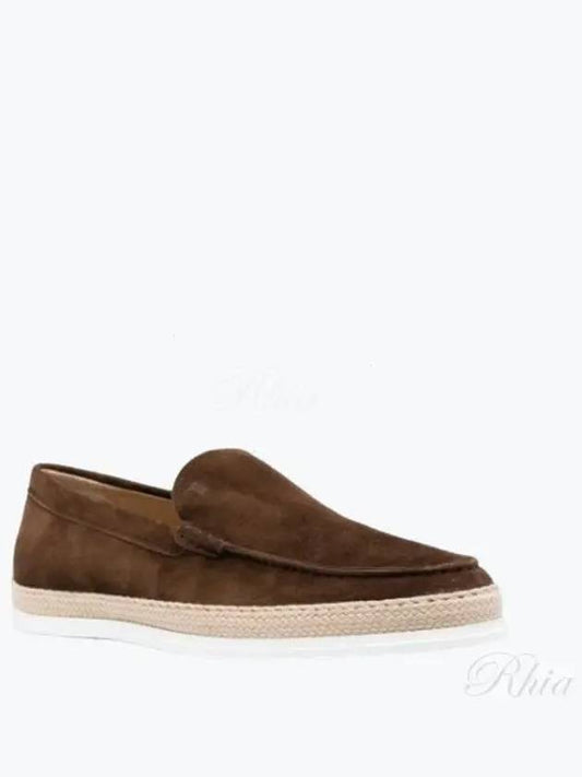 Men's Suede Slip-On Loafers Mocha - TOD'S - BALAAN 2