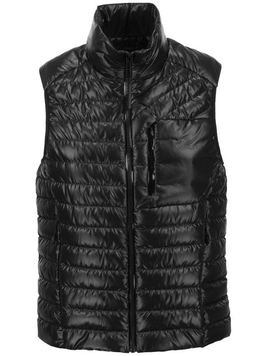 Valrs Logo Padded Vest Black - MONCLER - BALAAN 2