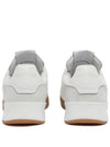 Club 02 Leather Low Top Sneakers White - COURREGES - BALAAN 4