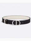 30 Montaigne Reversible Belt White Black - DIOR - BALAAN 2