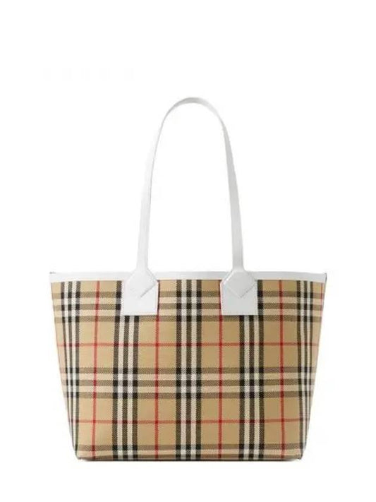 London Small Tote Bag Beige - BURBERRY - BALAAN 2