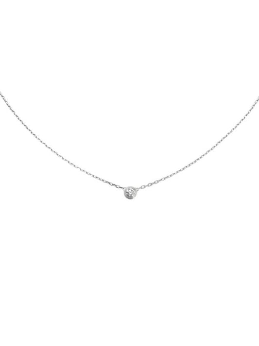 Women's D'amour Small Necklace Silver - CARTIER - BALAAN 1