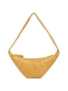 Croissant Medium Soft Nappa Leather Cross Bag Butter - LEMAIRE - BALAAN 3