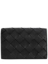 Intrecciato Card Wallet Black - BOTTEGA VENETA - BALAAN 2