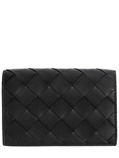 Intrecciato Card Wallet Black - BOTTEGA VENETA - BALAAN 2