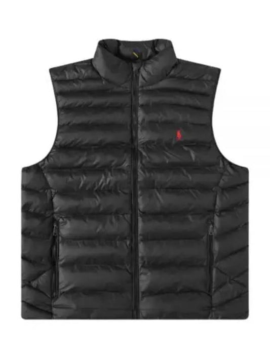 Logo String Padded Vest Black - POLO RALPH LAUREN - BALAAN 2